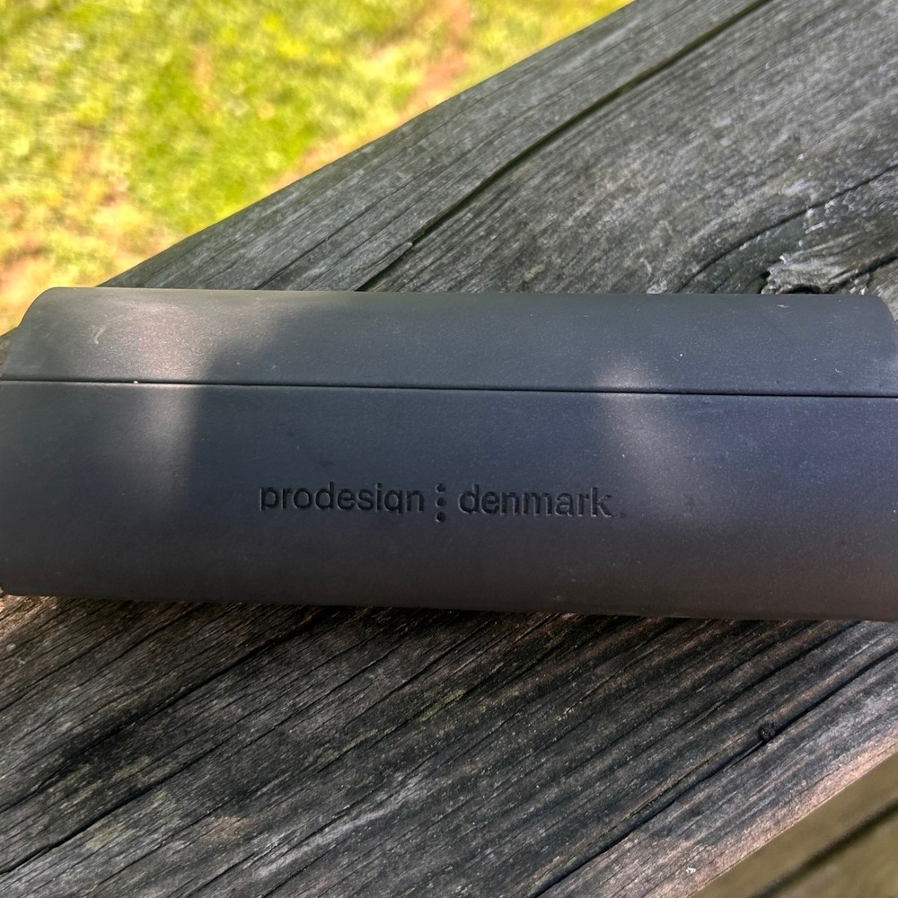 Prodesign Denmark Eyeglasses Case OS Black Minimalist Scandi Sleek Modern